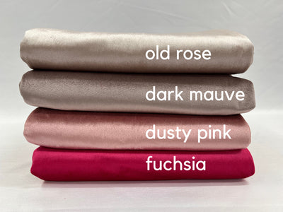 Contessa FUCHSIA Plush Non-Stretch Velvet Fabric for Apparel, Costumes, Curtains, Chair/Throw Pillow Cover, Crafts