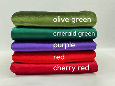Contessa OLIVE GREEN Plush Non-Stretch Velvet Fabric for Apparel, Costumes, Curtains, Chair/Throw Pillow Cover, Crafts