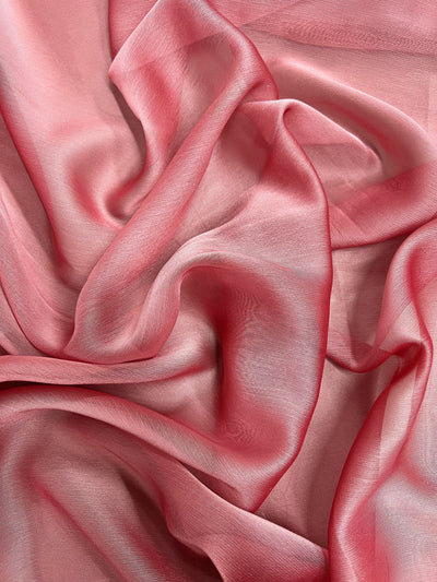 Jolene DUSTY PINK Polyester Two-Tone Chiffon Fabric by the Yard - 10135