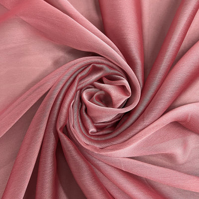 Jolene DUSTY PINK Polyester Two-Tone Chiffon Fabric by the Yard - 10135