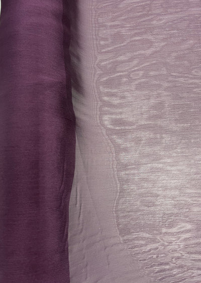 Jolene EGGPLANT PLUM Polyester Two-Tone Chiffon Fabric by the Yard - 10135