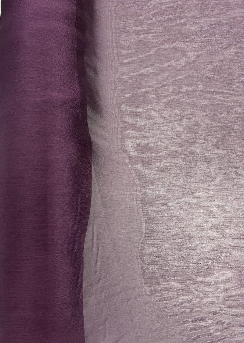 Jolene EGGPLANT PLUM Polyester Two-Tone Chiffon Fabric by the Yard - 10135