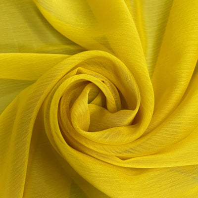 Jolene CITRINE YELLOW Polyester Two-Tone Chiffon Fabric by the Yard - 10135