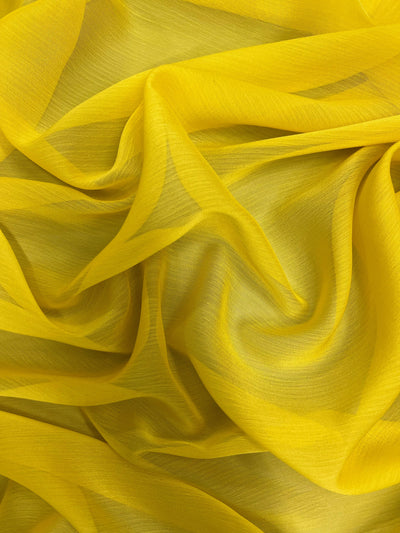 Jolene CITRINE YELLOW Polyester Two-Tone Chiffon Fabric by the Yard - 10135