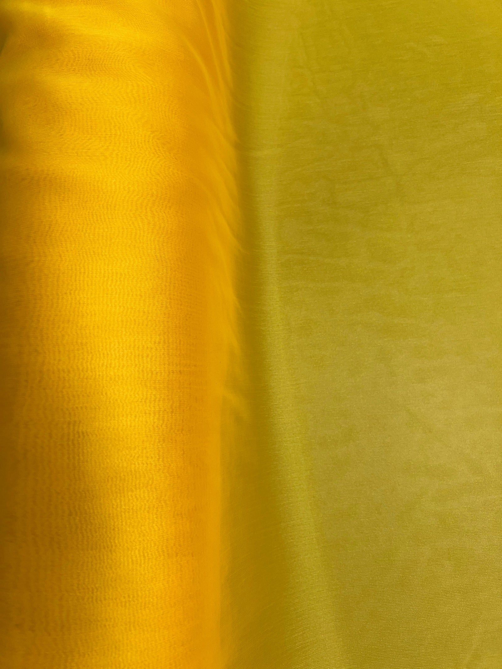 Jolene SAFFRON YELLOW Polyester Two-Tone Chiffon Fabric by the Yard - 10135