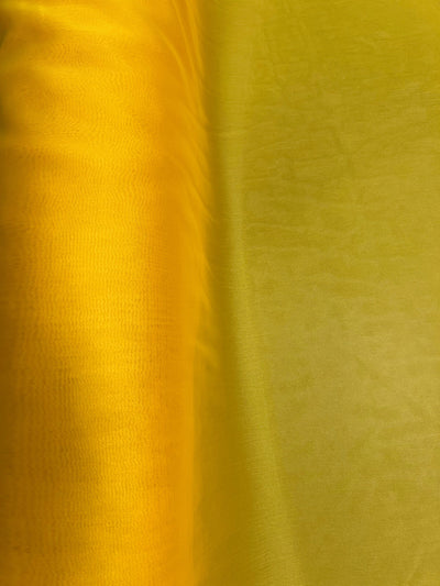 Jolene SAFFRON YELLOW Polyester Two-Tone Chiffon Fabric by the Yard - 10135