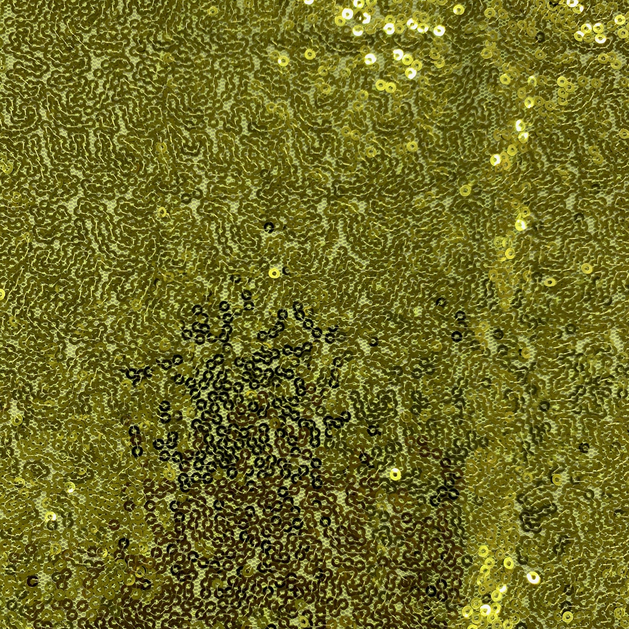 Leila OLIVE GREEN Sequins on Mesh Fabric by the Yard - 10050