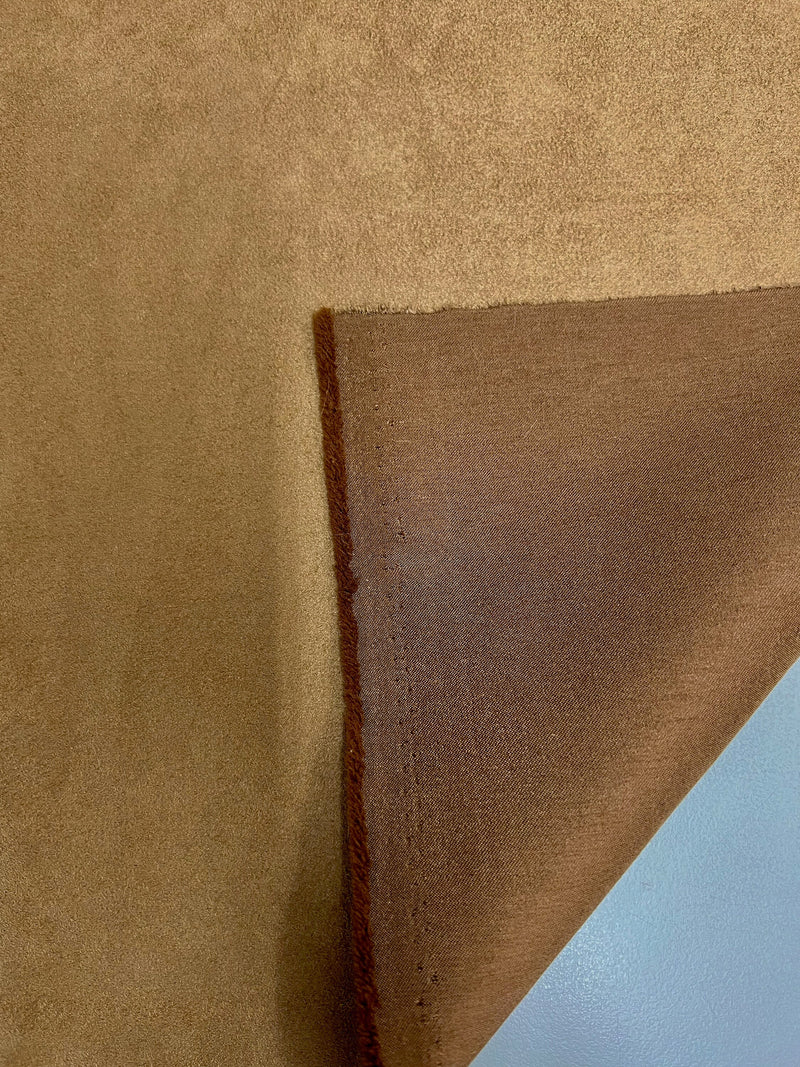 Giana SAND Faux Suede Polyester Microsuede Fabric by the Yard - 10223
