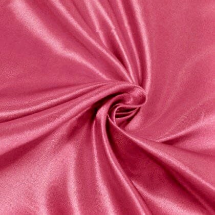 Eliza HOT PINK Shiny Heavy Bridal Wedding Satin Fabric by the Yard - 10009