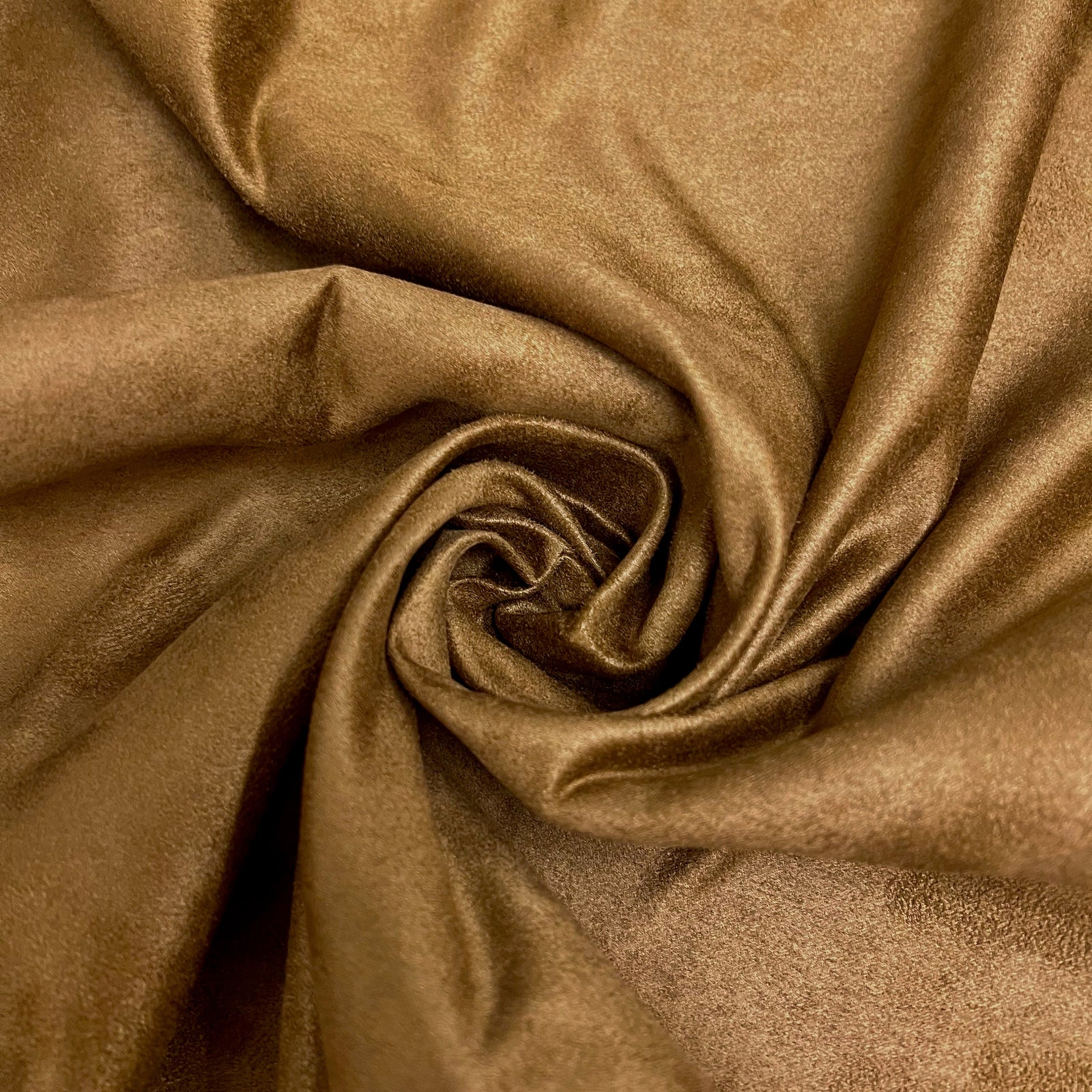 Giana LIGHT BROWN Faux Suede Polyester Microsuede Fabric by the Yard - 10223