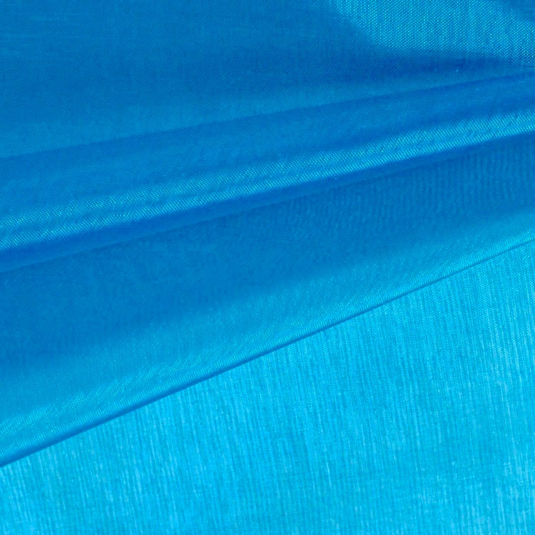 Cassidy TURQUOISE Polyester Crystal Organza Fabric for wedding dresses, gowns, lining, party decorations, displays, costumes, crafts