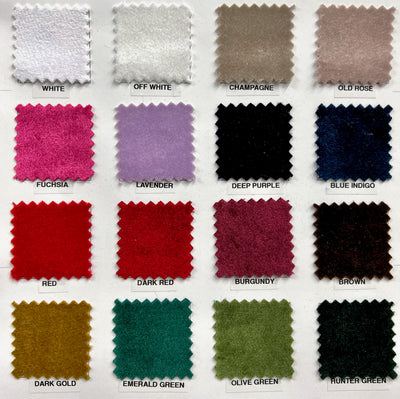 Contessa SILVER Plush Non-Stretch Velvet Fabric for Apparel, Costumes, Curtains, Chair/Throw Pillow Cover, Crafts
