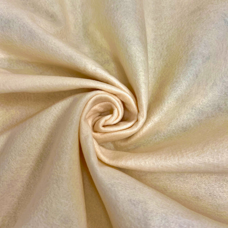 Abby CREAM 72" Acrylic Felt Fabric by the Yard - 10030