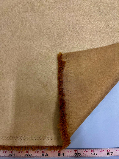 Giana CAMEL Faux Suede Polyester Microsuede Fabric by the Yard - 10223
