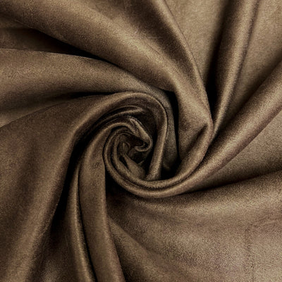 Giana CHOCOLATE Faux Suede Polyester Microsuede Fabric by the Yard - 10223