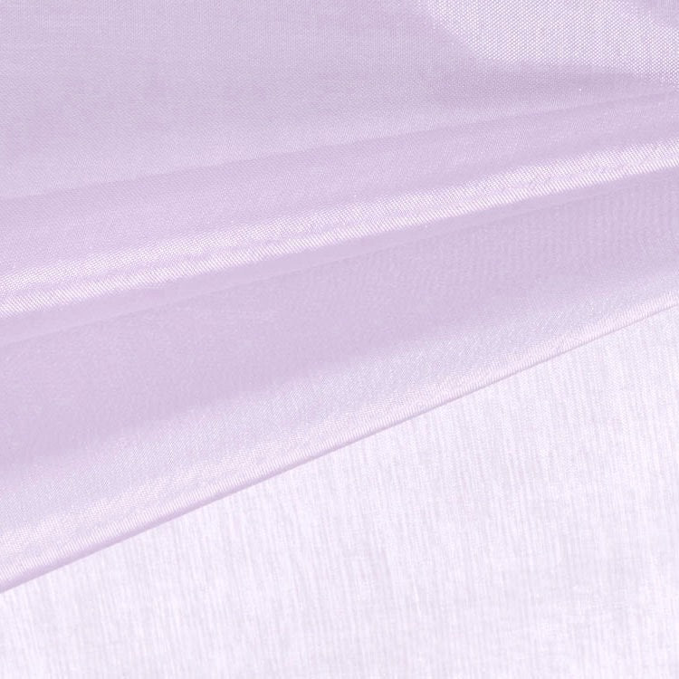 Cassidy LIGHT LAVENDER Polyester Crystal Organza Fabric for wedding dresses, gowns, lining, party decorations, chair wraps, costumes, crafts