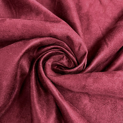 Giana WINE Faux Suede Polyester Microsuede Fabric by the Yard - 10223