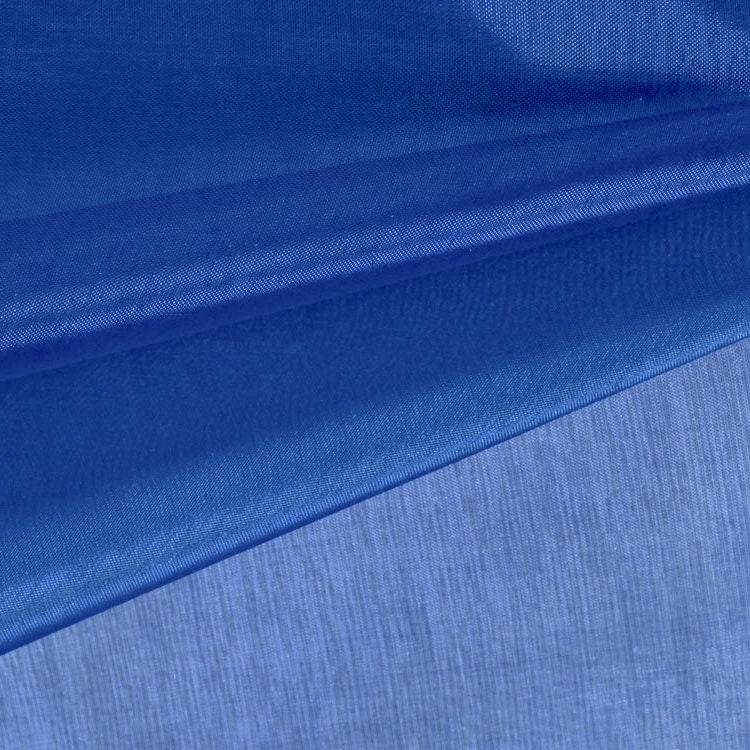 Cassidy ROYAL BLUE Polyester Crystal Organza Fabric for wedding dresses, gowns, lining, party decorations, displays, costumes, crafts