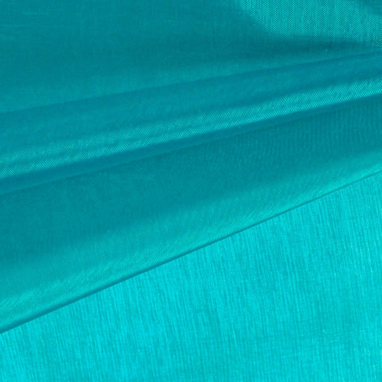 Cassidy TEAL Polyester Crystal Organza Fabric for wedding dresses, gowns, lining, party decorations, displays, costumes, crafts