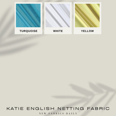 Katie English Netting Fabric by the Yard
