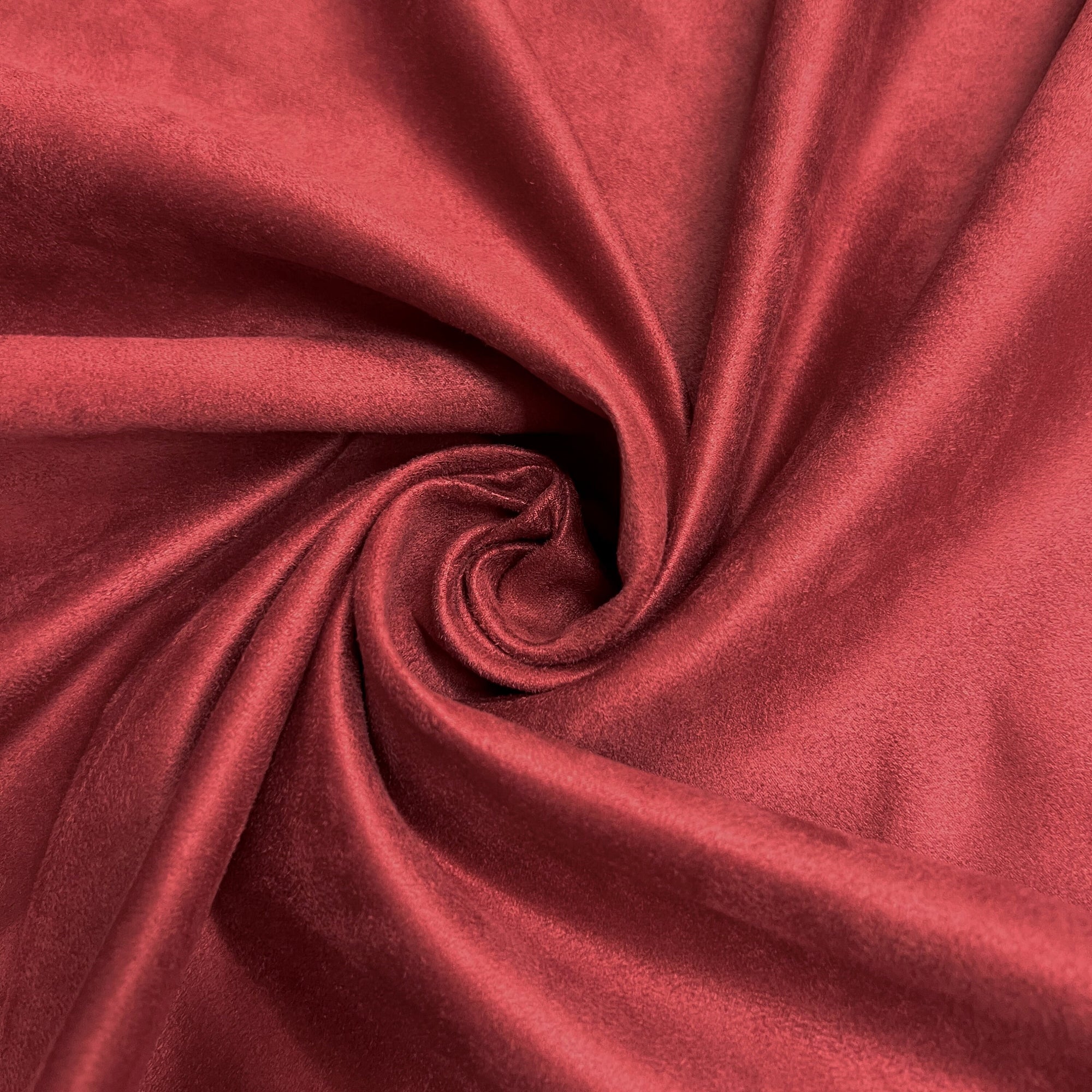 Giana BURGUNDY Faux Suede Polyester Microsuede Fabric by the Yard - 10223