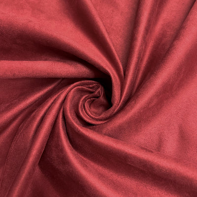 Giana BURGUNDY Faux Suede Polyester Microsuede Fabric by the Yard - 10223