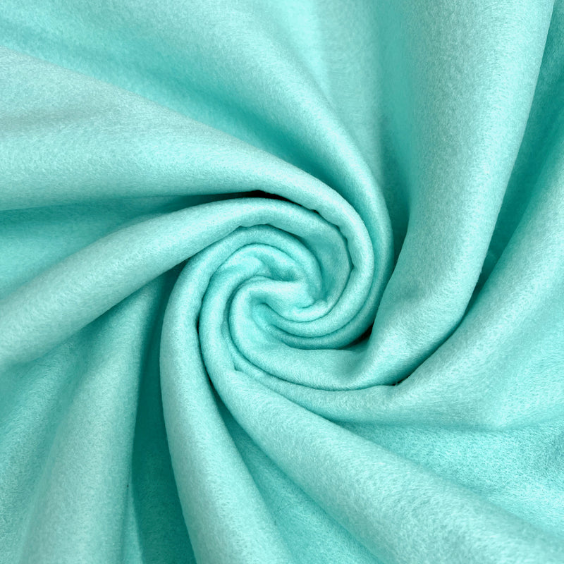 Abby AQUA 72" Acrylic Felt Fabric by the Yard - 10030