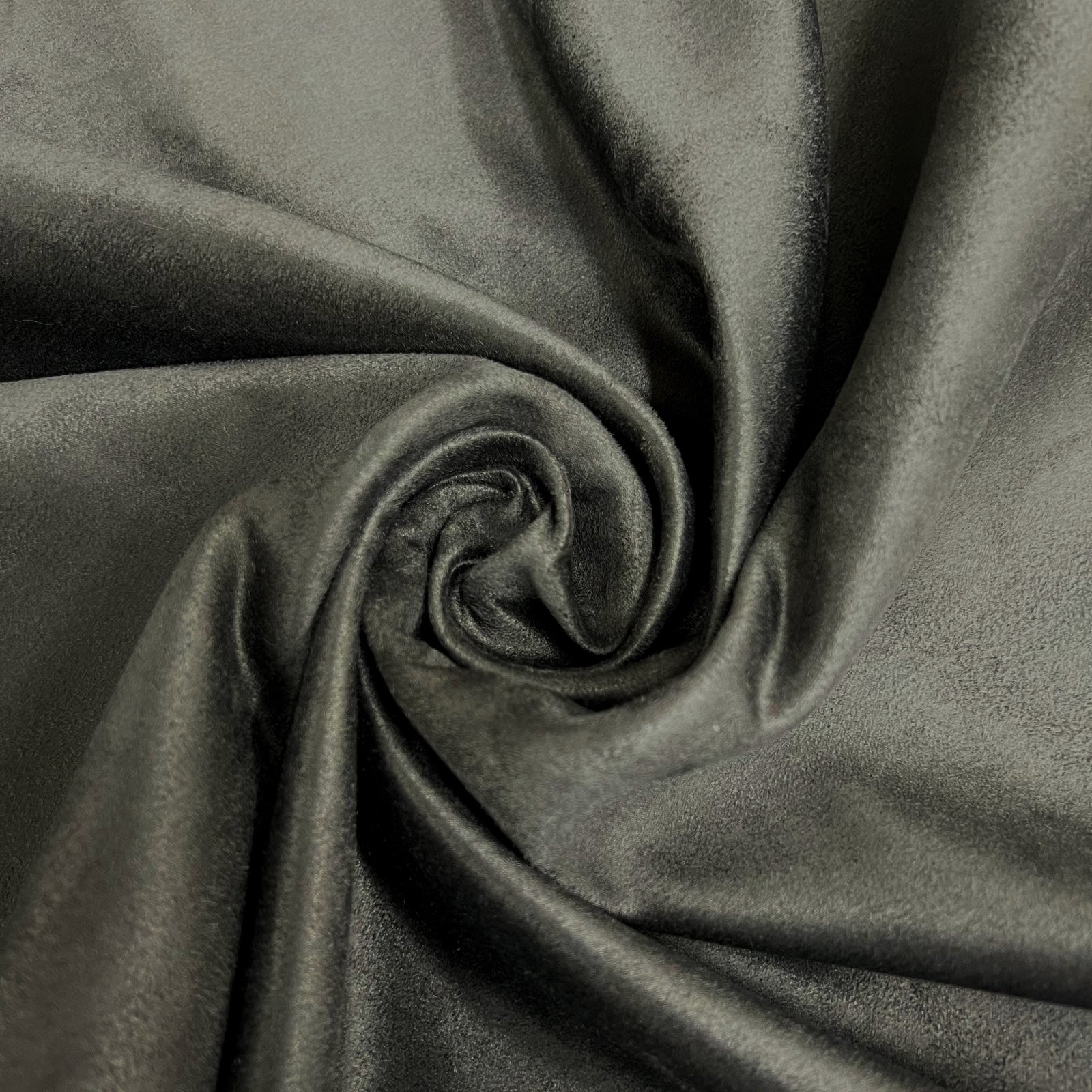 Giana GREY Faux Suede Polyester Microsuede Fabric by the Yard - 10223