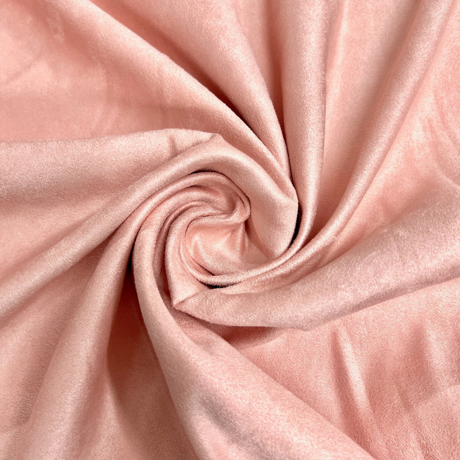 Giana BLUSH Faux Suede Polyester Microsuede Fabric by the Yard - 10223