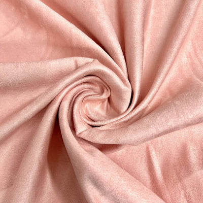 Giana BLUSH Faux Suede Polyester Microsuede Fabric by the Yard - 10223