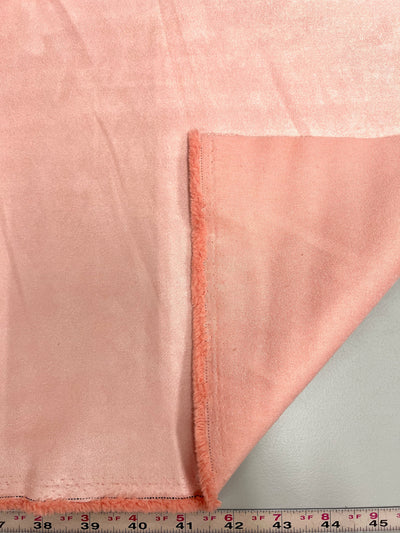 Giana BLUSH Faux Suede Polyester Microsuede Fabric by the Yard - 10223