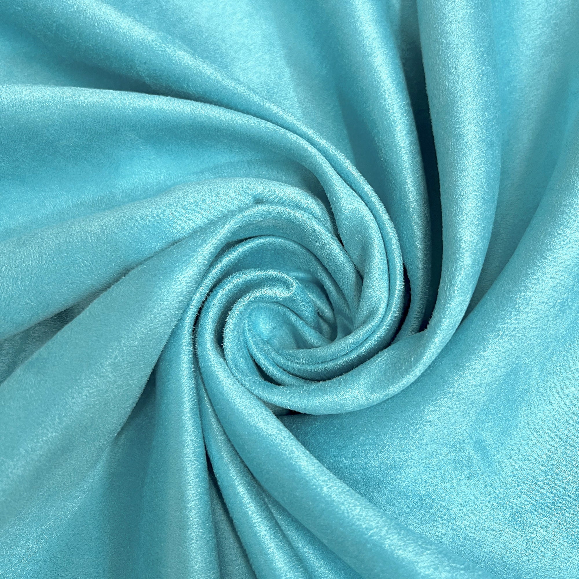 Giana AQUA Faux Suede Polyester Microsuede Fabric by the Yard - 10223