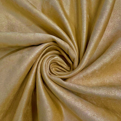 Giana GOLD Faux Suede Polyester Microsuede Fabric by the Yard - 10223