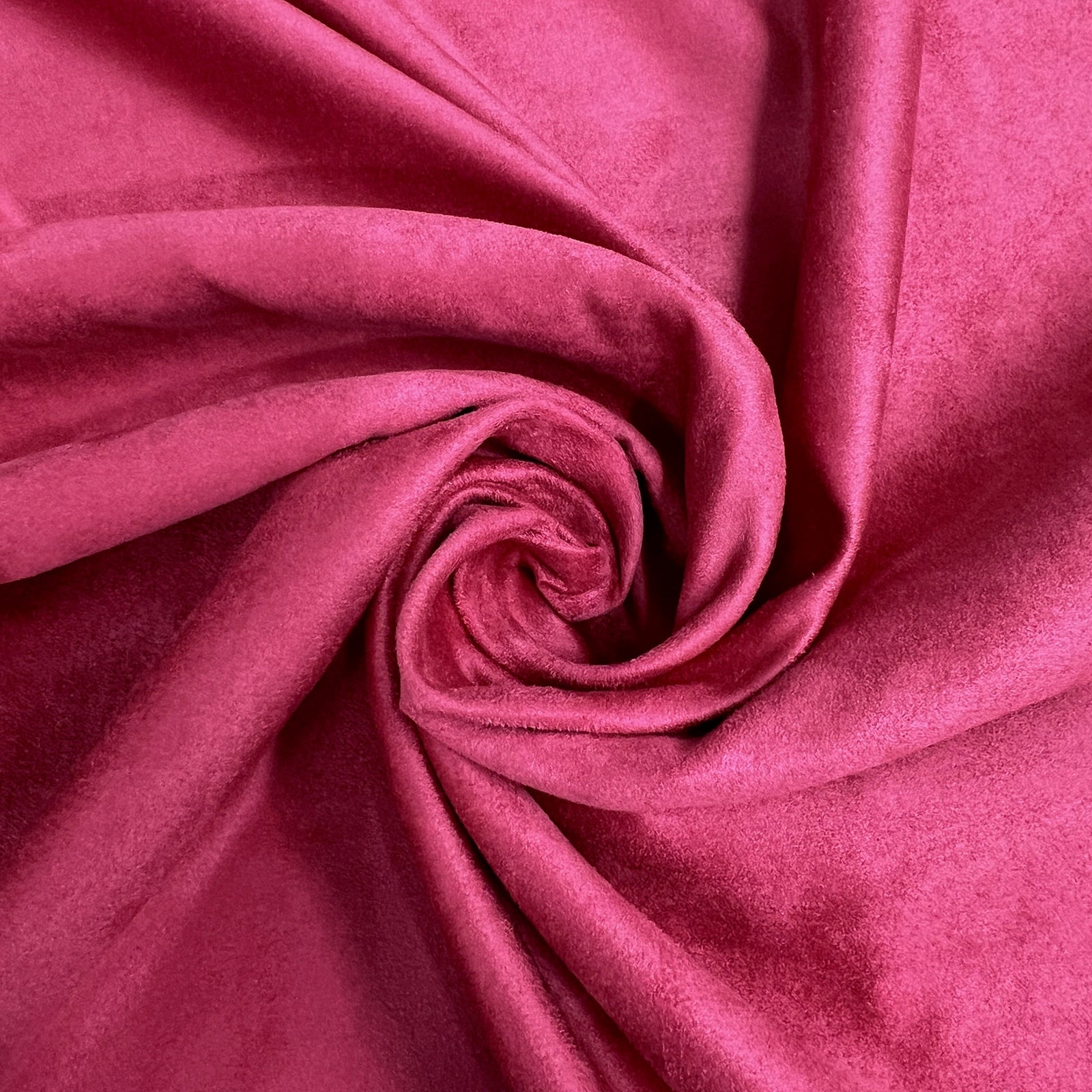 Giana FUCHSIA Faux Suede Polyester Microsuede Fabric by the Yard - 10223