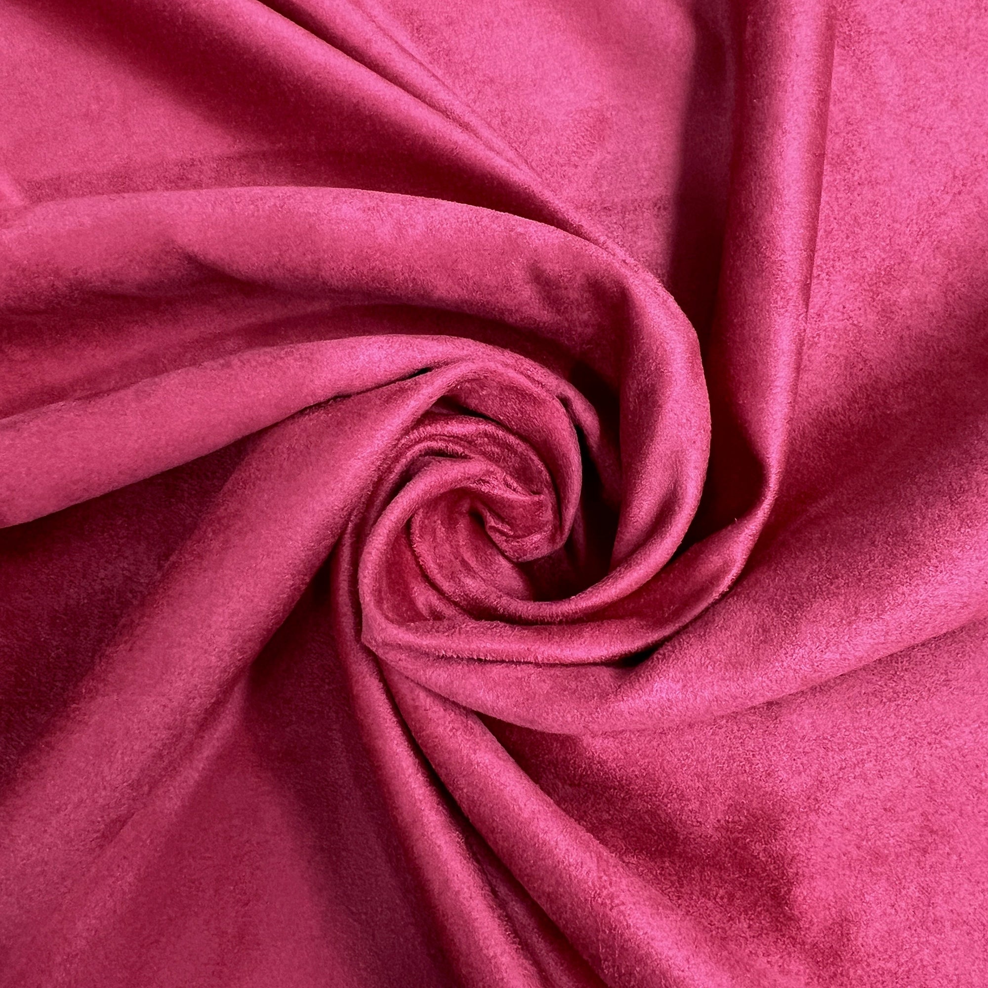 Giana FUCHSIA Faux Suede Polyester Microsuede Fabric by the Yard - 10223