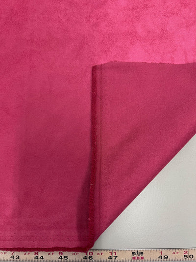 Giana FUCHSIA Faux Suede Polyester Microsuede Fabric by the Yard - 10223