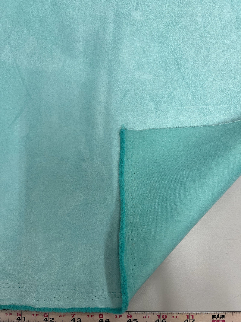 Giana TIFFI BLUE Faux Suede Polyester Microsuede Fabric by the Yard - 10223