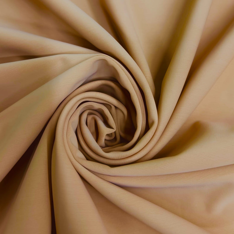 Giselle TAUPE Nylon Spandex Stretch Matte Tricot Medium Weight Fabric for Apparel, Swimwear, Activewear, Sportswear, Costumes, Crafts