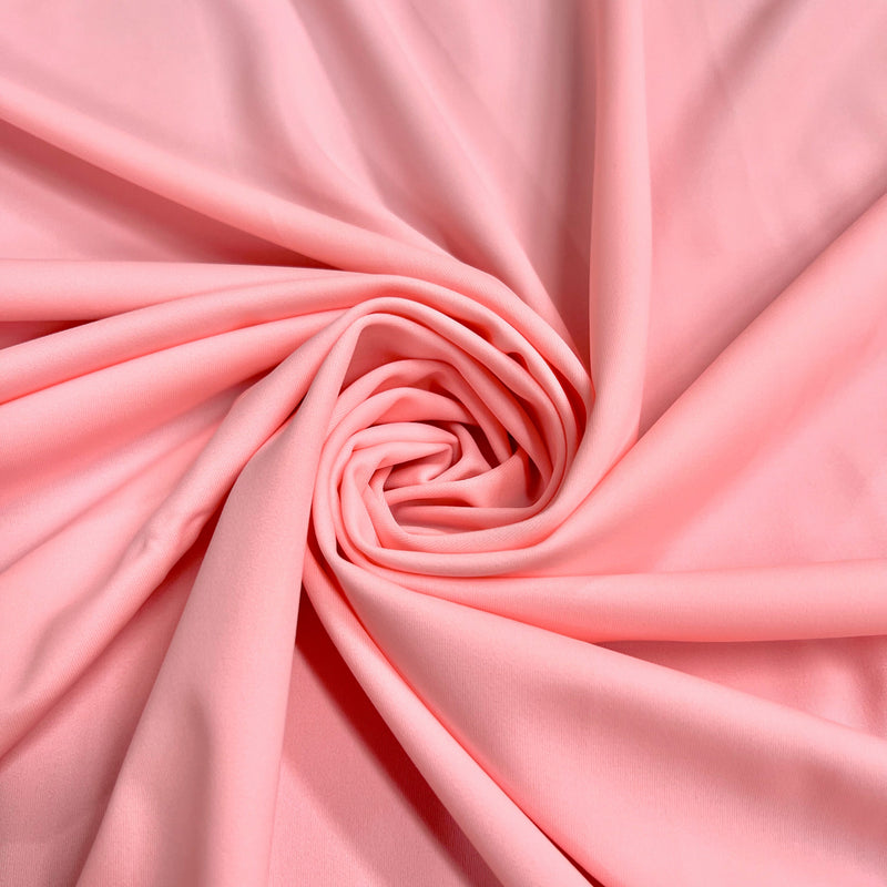 Giselle PINK Nylon Spandex Stretch Matte Tricot Medium Weight Fabric for Apparel, Swimwear, Activewear, Sportswear, Costumes, Crafts