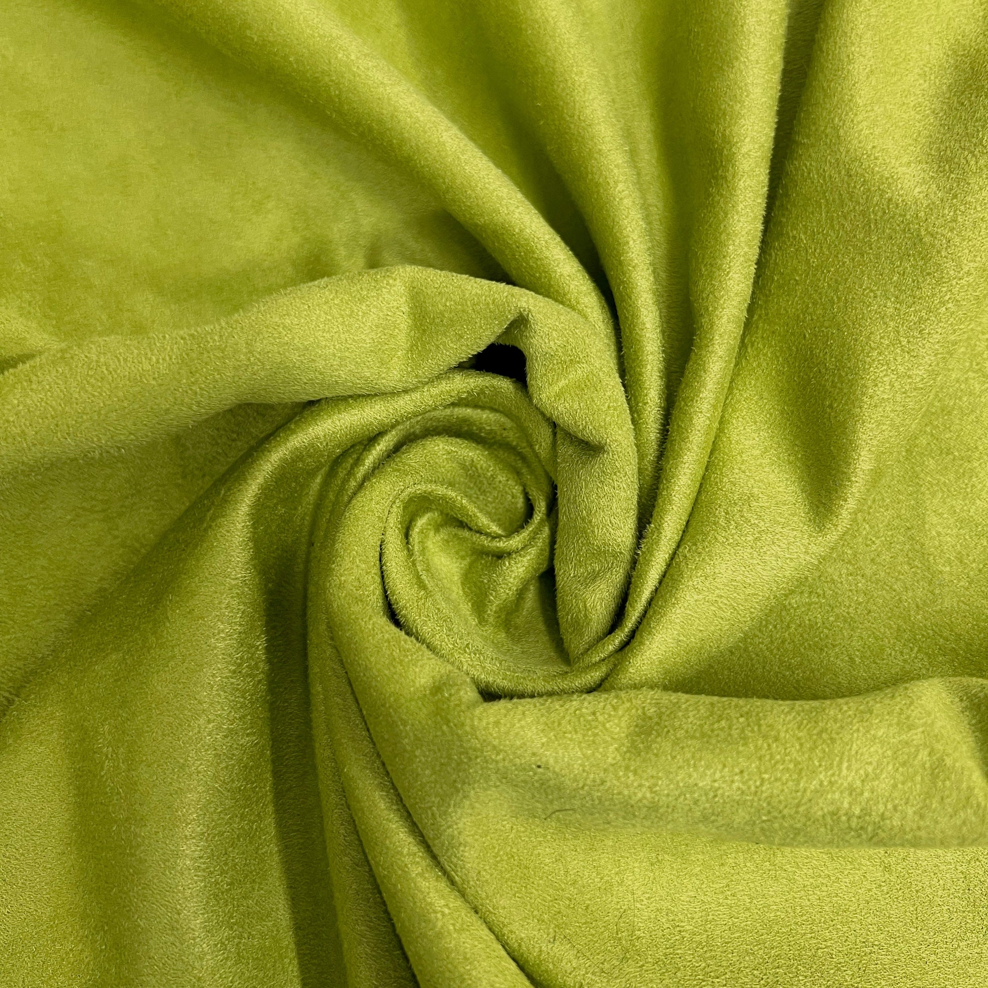 Giana LIME GREEN Faux Suede Polyester Microsuede Fabric by the Yard - 10223