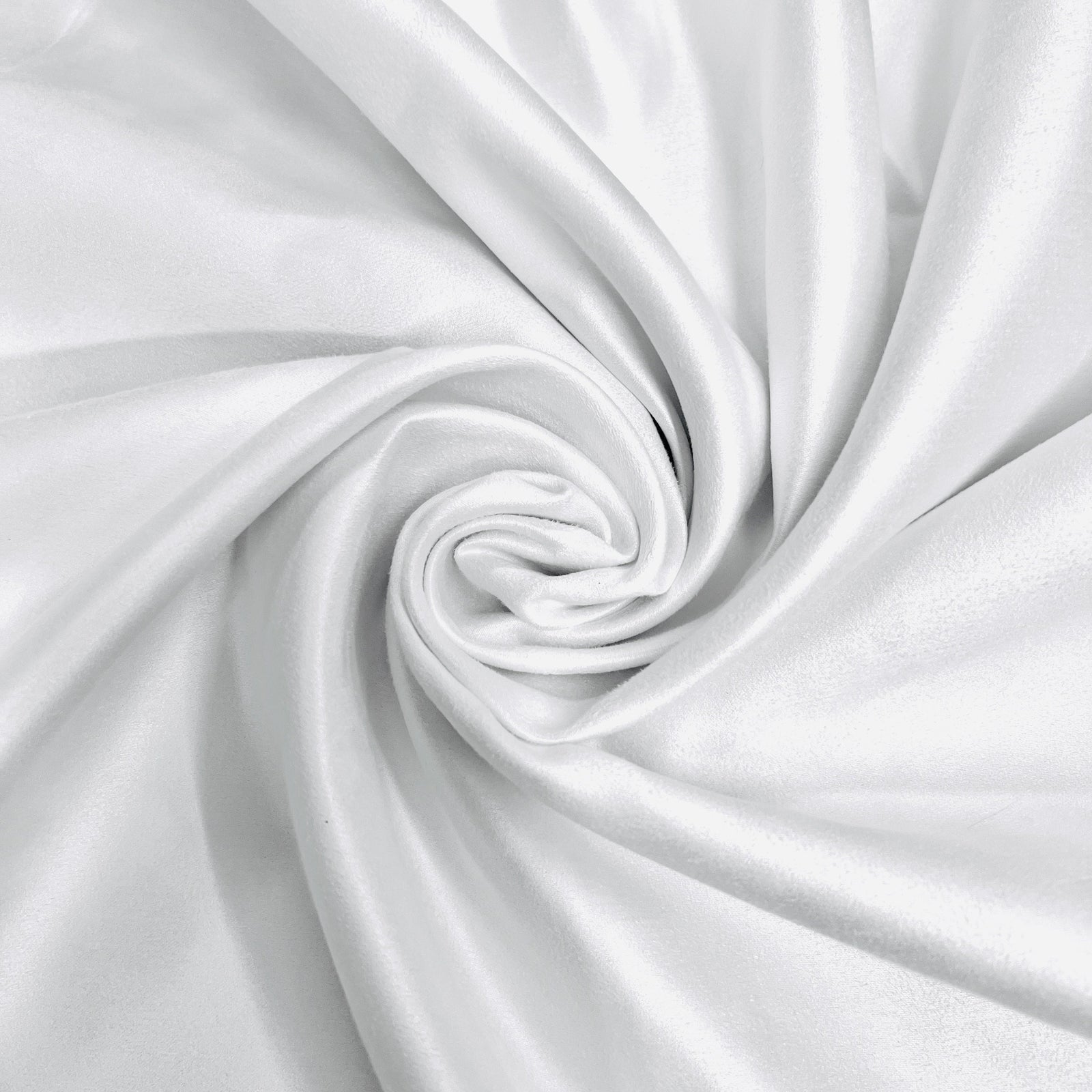 Giana WHITE Faux Suede Polyester Microsuede Fabric by the Yard - 10223