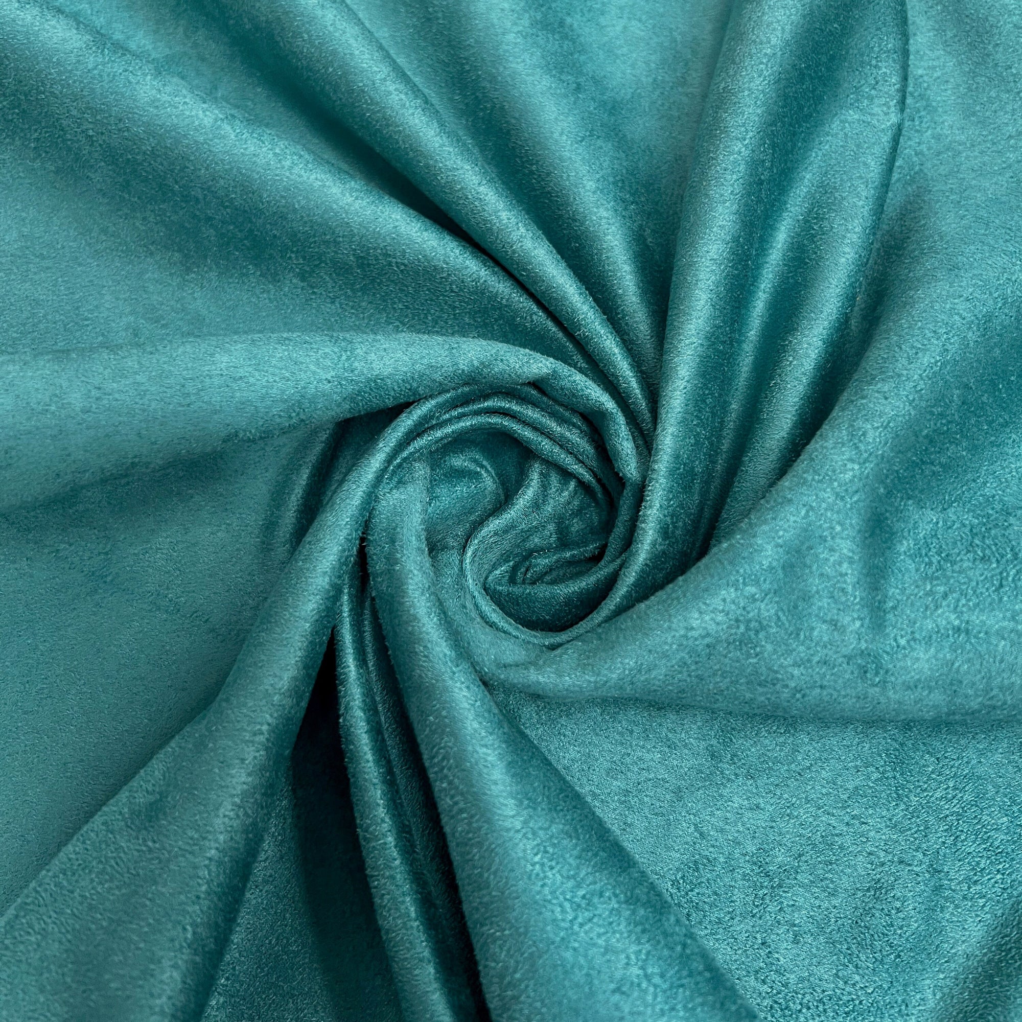 Giana TEAL Faux Suede Polyester Microsuede Fabric by the Yard - 10223
