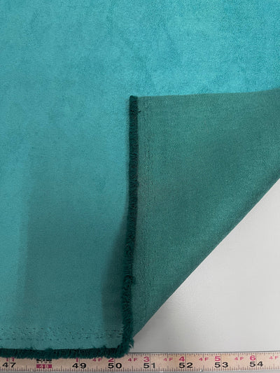 Giana TEAL Faux Suede Polyester Microsuede Fabric by the Yard - 10223
