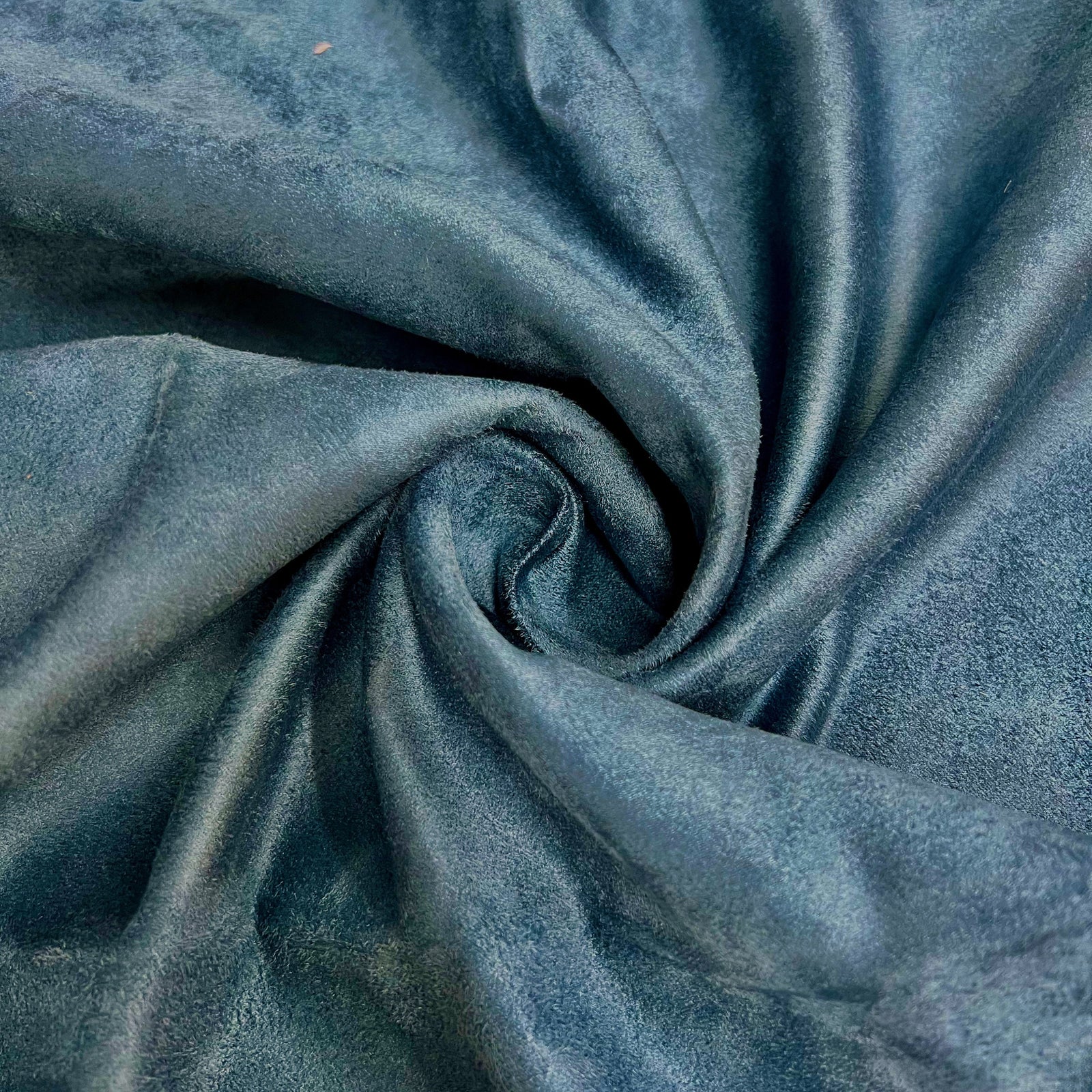 Giana COPEN BLUE Faux Suede Polyester Microsuede Fabric by the Yard - 10223