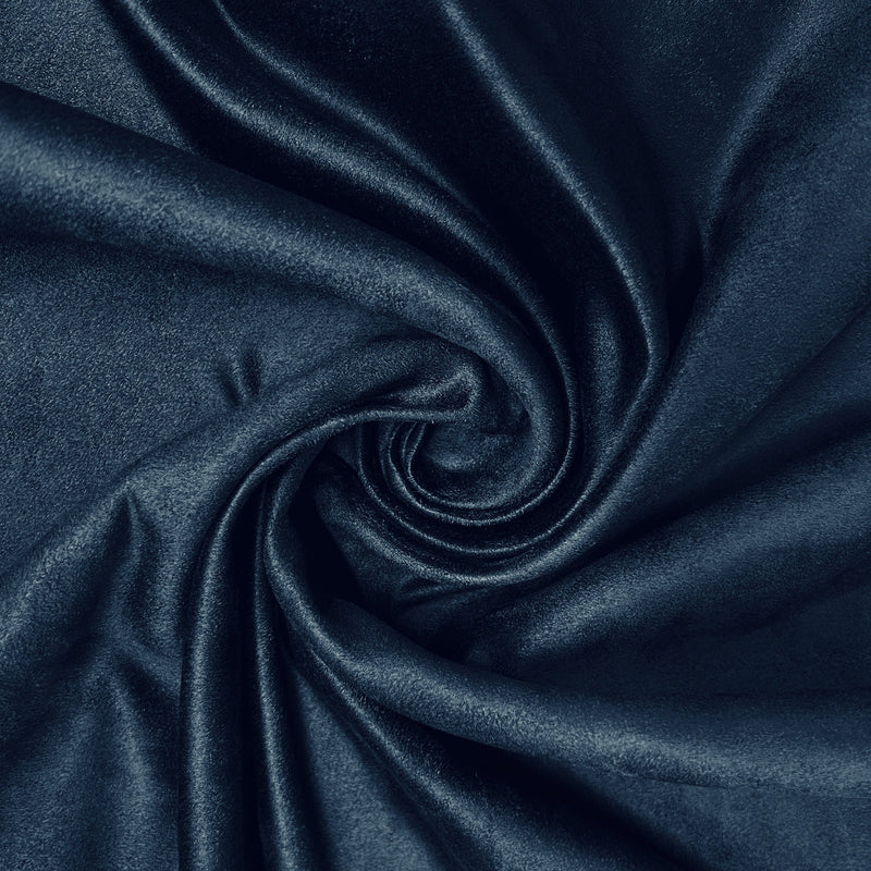 Giana NAVY BLUE Faux Suede Polyester Microsuede Fabric by the Yard - 10223