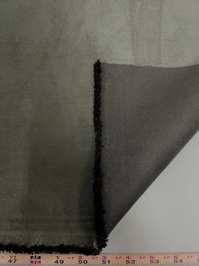 Giana GREY Faux Suede Polyester Microsuede Fabric by the Yard - 10223