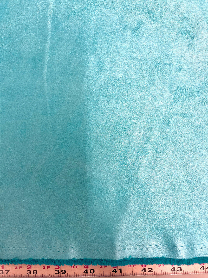 Giana AQUA Faux Suede Polyester Microsuede Fabric by the Yard - 10223
