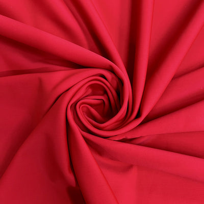 Giselle RED Nylon Spandex Stretch Matte Tricot Medium Weight Fabric for Apparel, Swimwear, Activewear, Sportswear, Costumes, Crafts