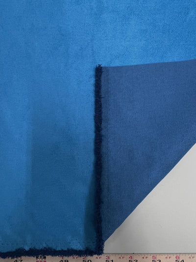 Giana ROYAL BLUE Faux Suede Polyester Microsuede Fabric by the Yard - 10223