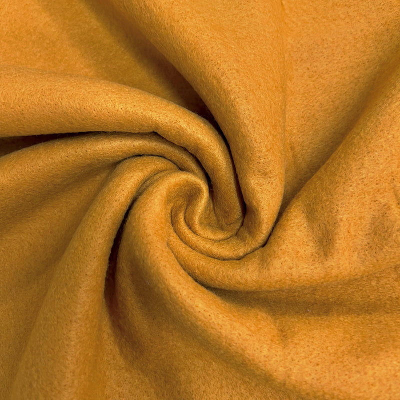 Abby MUSTARD 72" Acrylic Felt Fabric by the Yard - 10030